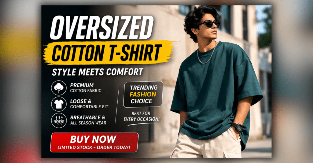 Oversized Cotton tshirt