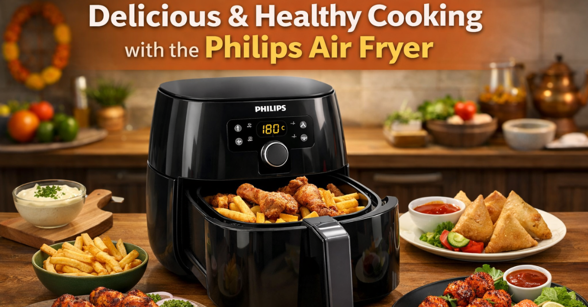 Philips air fryer India हेल्दी कुकिंग मशीन