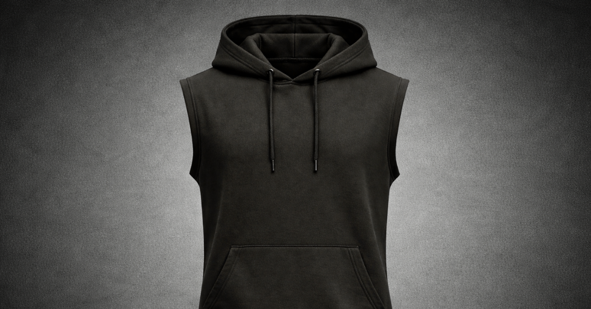 Sleeveless Hoodie पुरुषों के लिए स्टाइलिश स्लीवलेस हुडी जिम और कैजुअल पहनने के लिए
