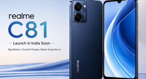 Realme C81 स्मार्टफोन भारत में लॉन्च, बड़ी बैटरी और बजट कीमत के साथ