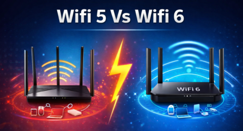 Wifi 5 Vs Wifi 6 speed comparison router image