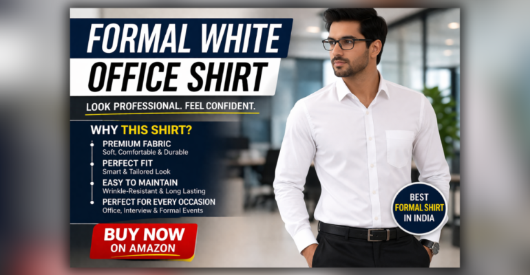 Formal White Office Shirt