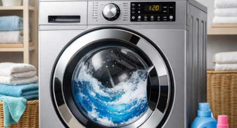 Automatic washing machine for home use cleaning clothes efficiently