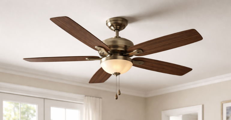 Orient ceiling fan आधुनिक डिज़ाइन वाला पंखा घर के लिए energy saving फीचर्स के साथ