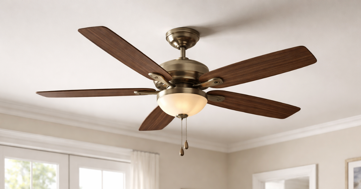 Orient ceiling fan आधुनिक डिज़ाइन वाला पंखा घर के लिए energy saving फीचर्स के साथ