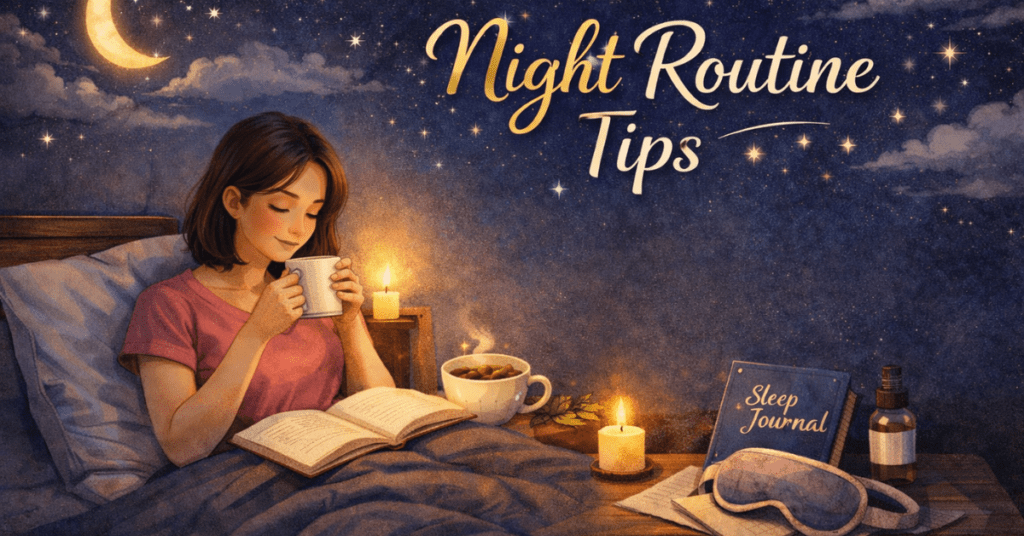 Night Routine Tips (नाइट रूटीन टिप्स) बेहतर नींद और स्वस्थ जीवन के लिए