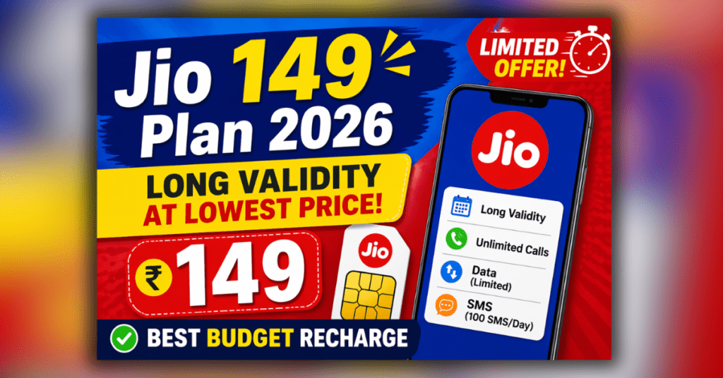 Jio 149 Long Validity Plan