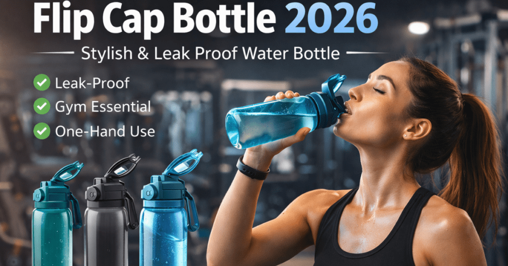 Flip Cap Bottle 2026 लीकेज-फ्री और स्टाइलिश पानी की बोतल