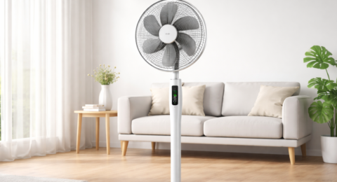 BLDC Pedestal Fan जो कम बिजली में तेज हवा देता है