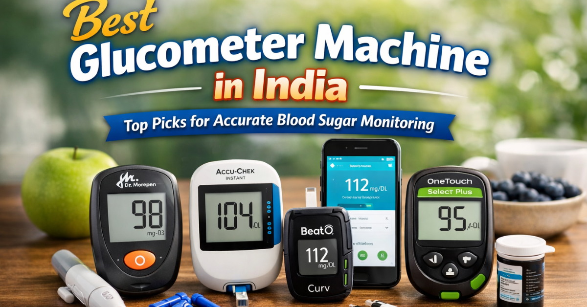 Best glucometer machine India, भारत में सबसे अच्छा ग्लूकोमीटर मशीन ब्लड शुगर चेक करने के लिए