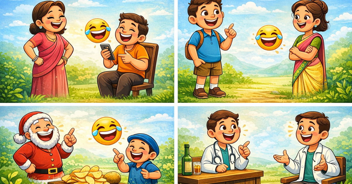मजेदार हिंदी जोक्स इमेज हंसी के फव्वारे