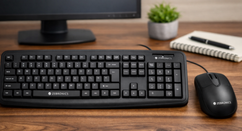 Zebronics keyboard mouse combo का HD image कंप्यूटर उपयोग के लिए