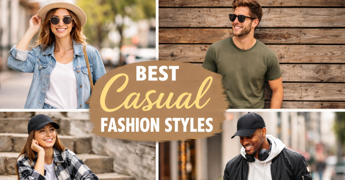 Best Casual Fashion Styles ट्रेंडी कैजुअल फैशन स्टाइल्स पुरुष और महिलाओं के लिए
