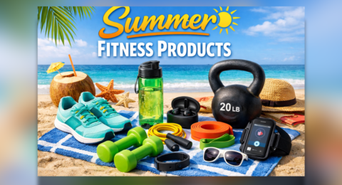 Summer Fitness Products समर फिटनेस प्रोडक्ट्स – बीच पर रखे जिम एक्सरसाइज इक्विपमेंट