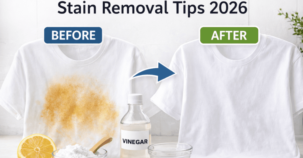 दाग हटाने के उपाय घरेलू तरीके से कपड़ों के जिद्दी दाग साफ करने के आसान टिप्स