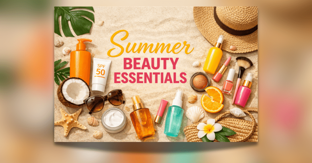 Summer Beauty Essentials स्किनकेयर और मेकअप प्रोडक्ट्स गर्मियों के लिए