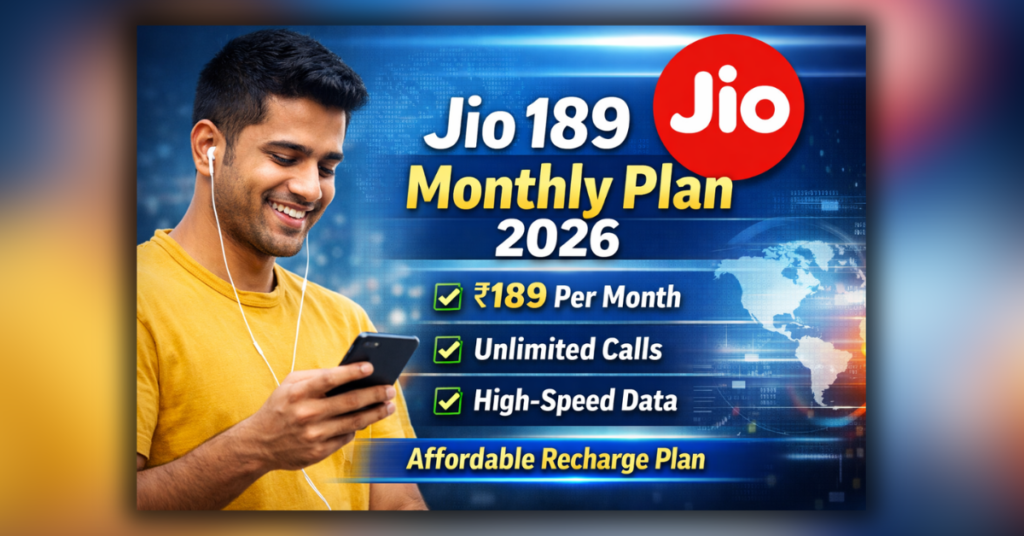 Jio 189 Monthly Plan