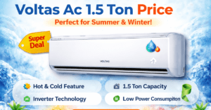 Voltas AC 1.5 Ton Price हॉट एंड कोल्ड इन्वर्टर स्प्लिट एसी फीचर्स और कीमत