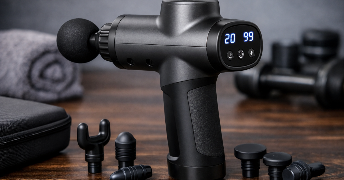 Massager Gun मांसपेशियों के दर्द से राहत के लिए बेस्ट मसाज गन