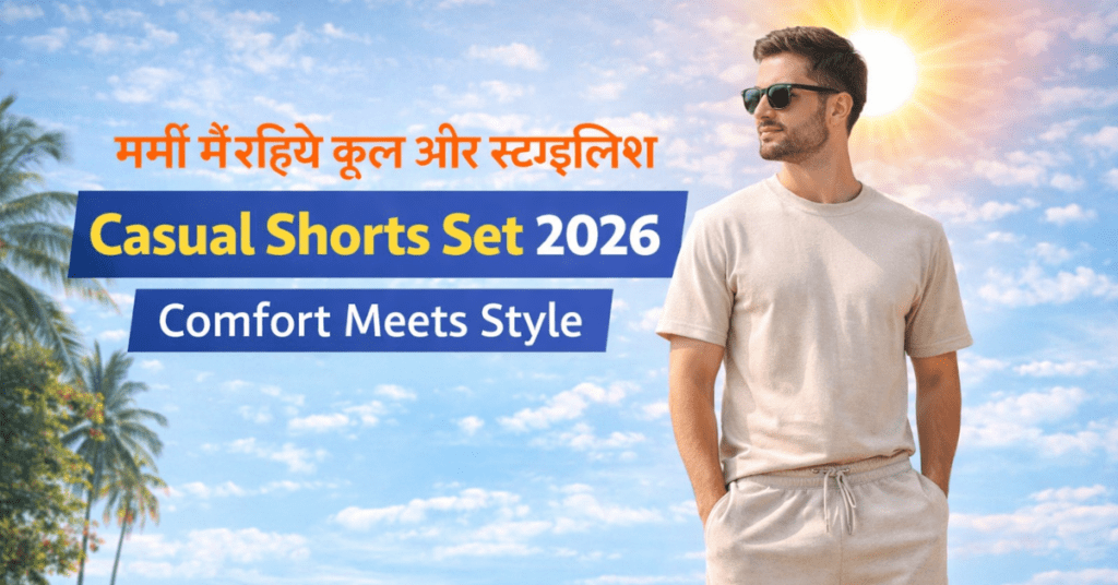 Casual Shorts Set 2026 आरामदायक और स्टाइलिश समर आउटफिट