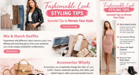 Fashionable Look Styling Tips कपड़ों और फैशन स्टाइल के बेहतरीन आइडिया