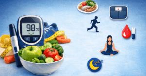 डायबिटीज कंट्रोल टिप्स हेल्दी लाइफस्टाइल इमेज