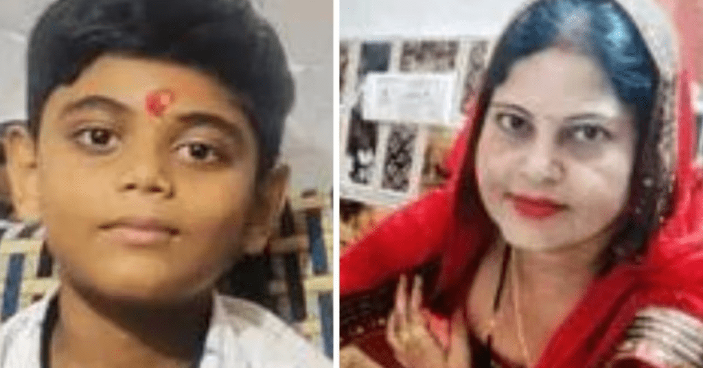 दिल्ली में डबल मर्डर की घटना की तस्वीर