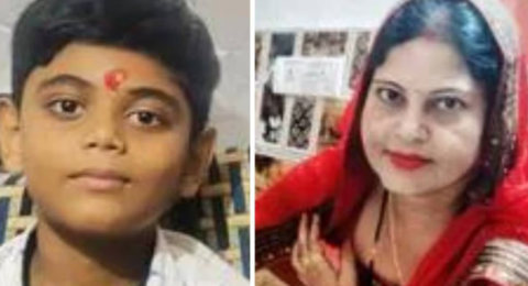 दिल्ली में डबल मर्डर की घटना की तस्वीर