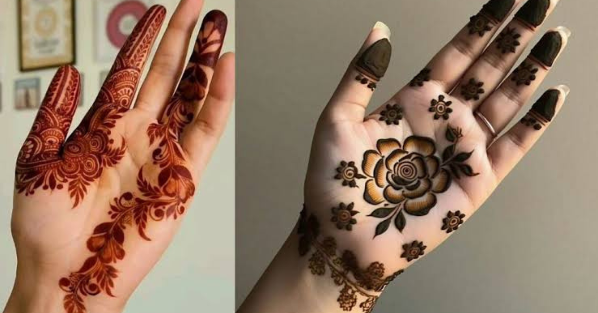 आसान मेहंदी डिजाइन फोटो – सिंपल और सुंदर हाथ मेहंदी