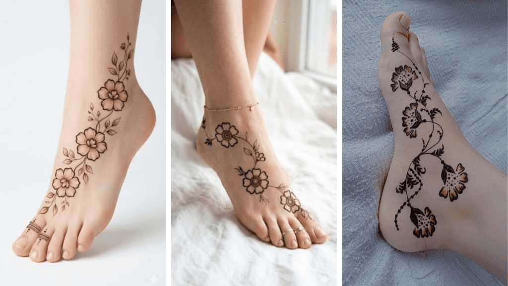 Easy Foot Mehndi
