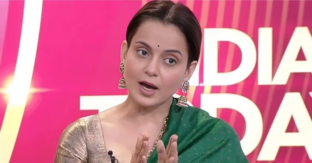कंगना रनौत इंटरव्यू में रिश्तों और पहली नजर के प्यार पर अपनी राय रखते हुए