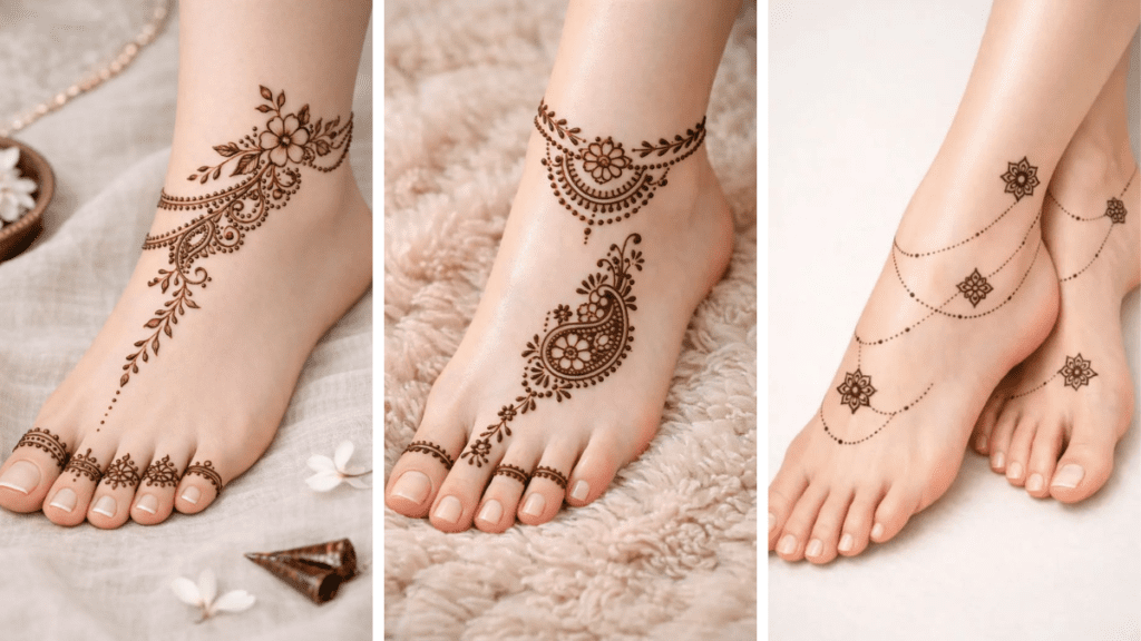 Easy Foot Mehndi