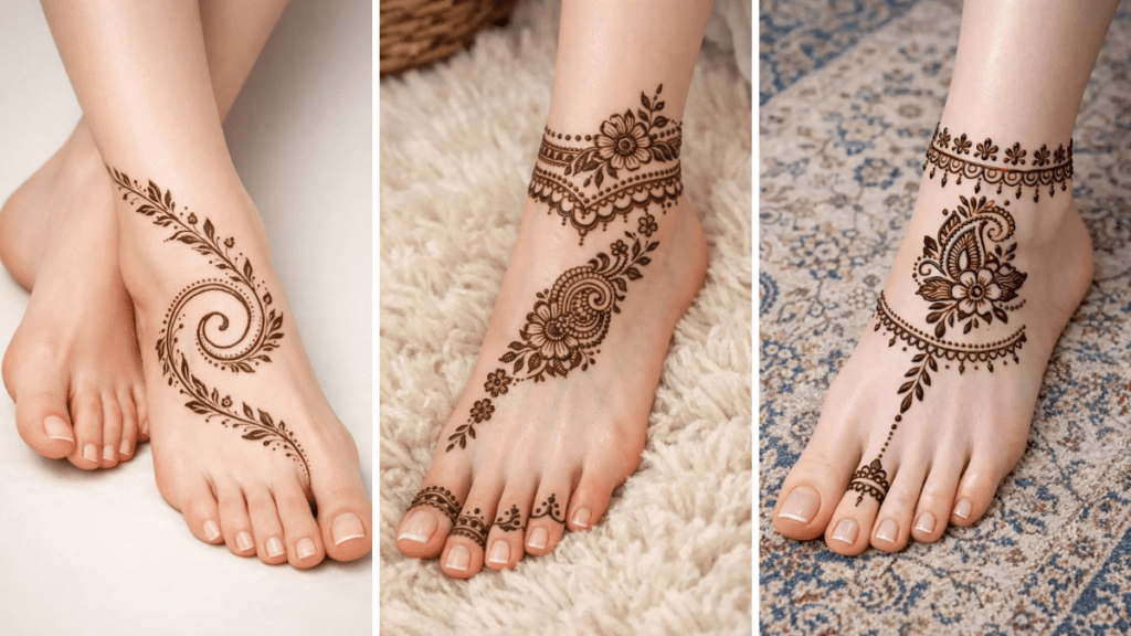 Leg Mehndi Design 2026