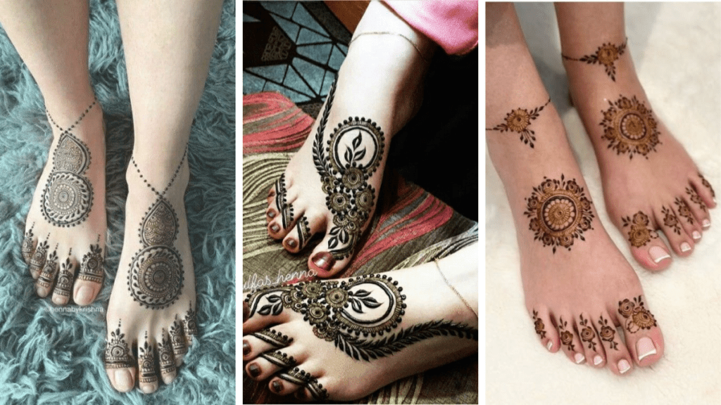 Easy Foot Mehndi