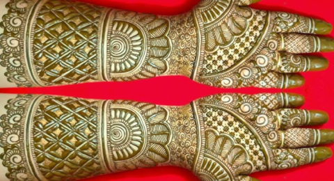 फ्रंट हैंड मेहंदी डिजाइन – सुंदर और आकर्षक मेहंदी पैटर्न