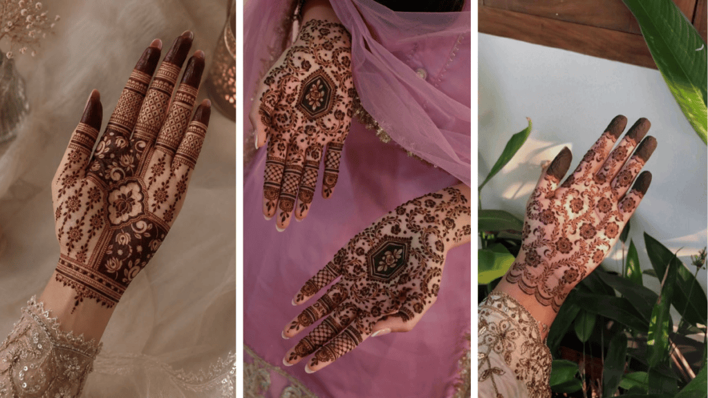 Elegant Mehndi Look