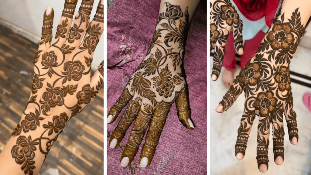 Floral Mehndi Design Trends