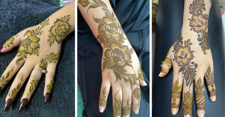 Floral Mehndi Art Trends