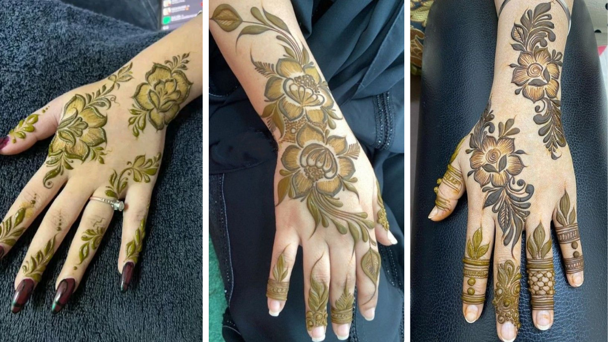 Floral Mehndi Art Trends