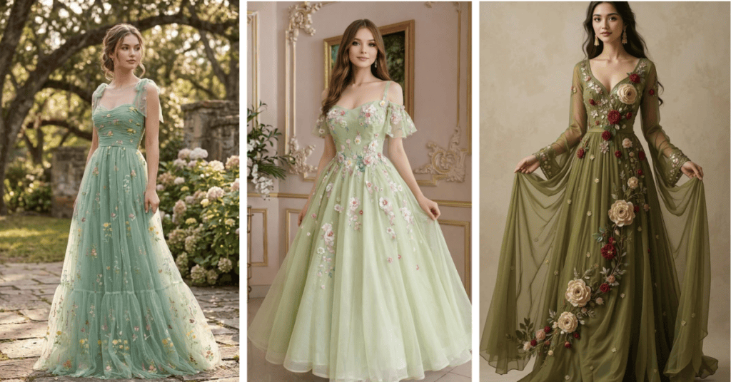 Designer Engagement Dress