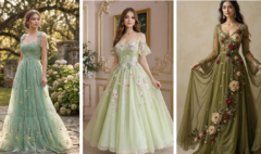 Designer Engagement Dress