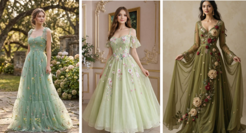 Designer Engagement Dress