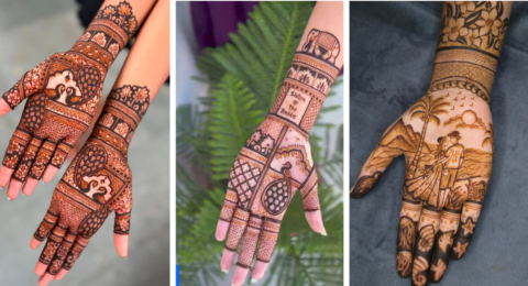 Traditional Mehndi Look