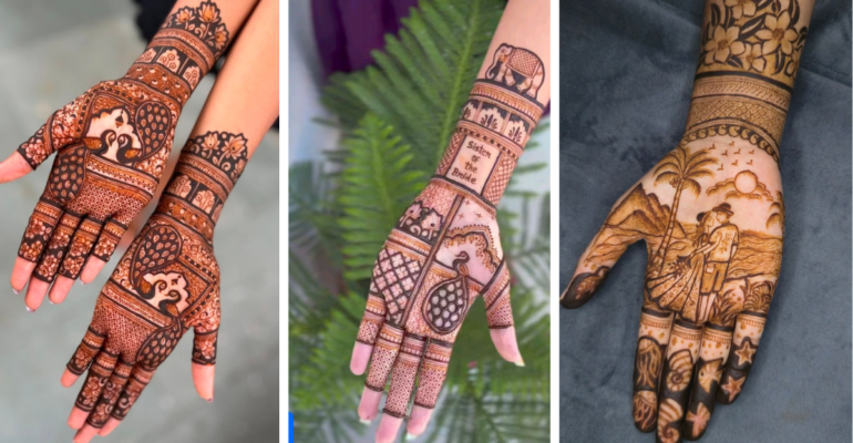 Traditional Mehndi Look
