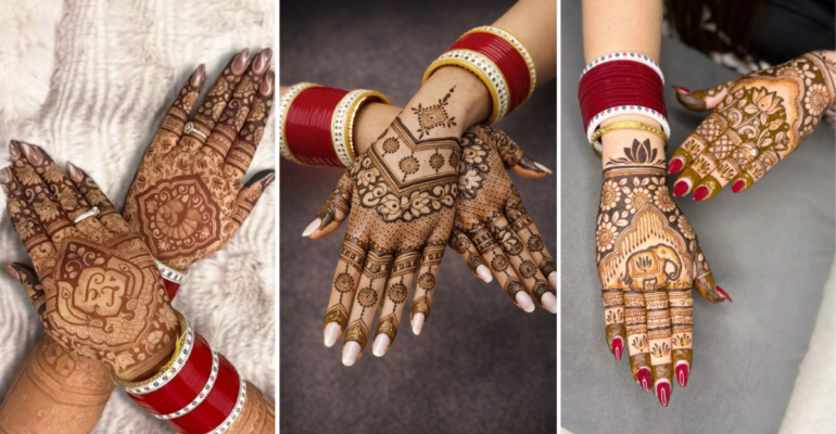 Jewellery Style Mehndi Pattern