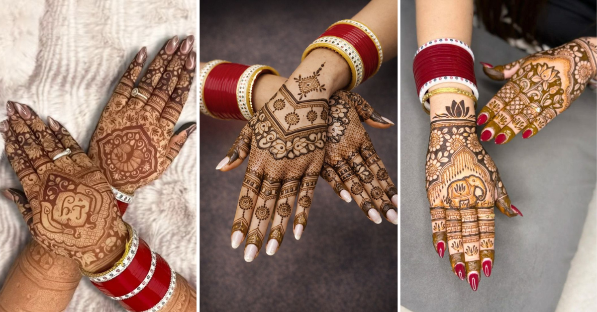 Jewellery Style Mehndi Pattern