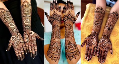 Easy modern full hand mehndi design 2026