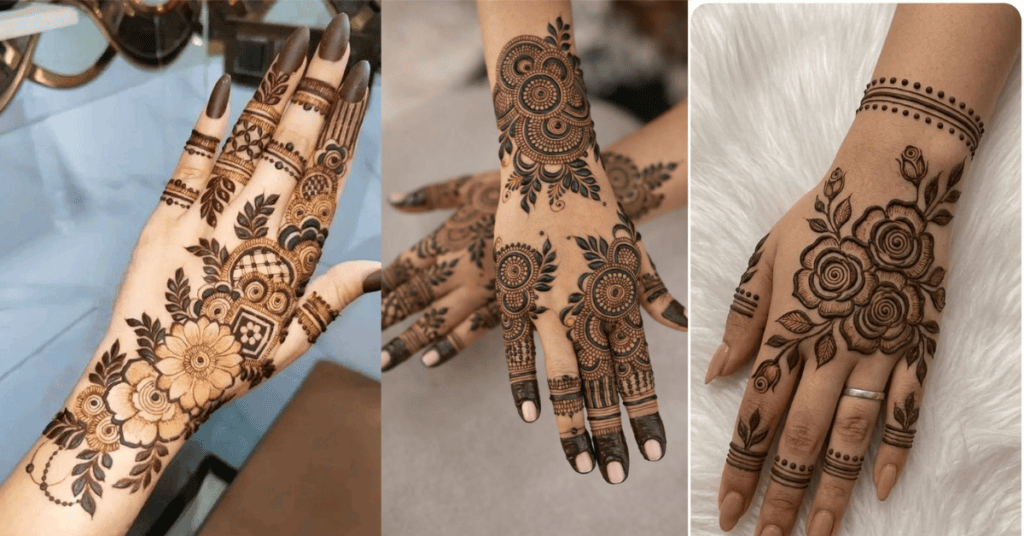 Simple Floral Mehndi Design 2026