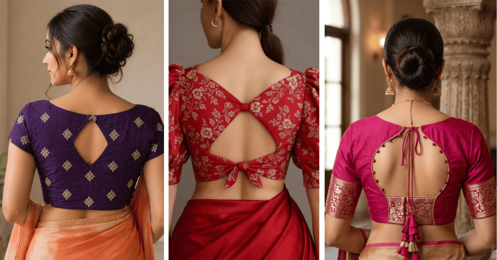 Stylish Blouse Back Design