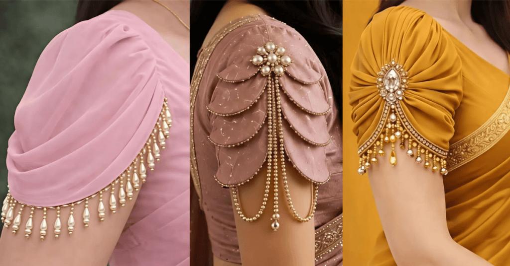 Stylish Blouse Sleeve Designs: